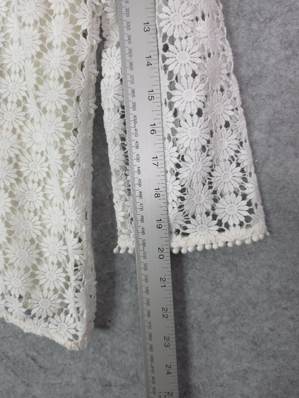 Boden Arabella White Lace Floral Openwork Blouse - Picture 8 of 9